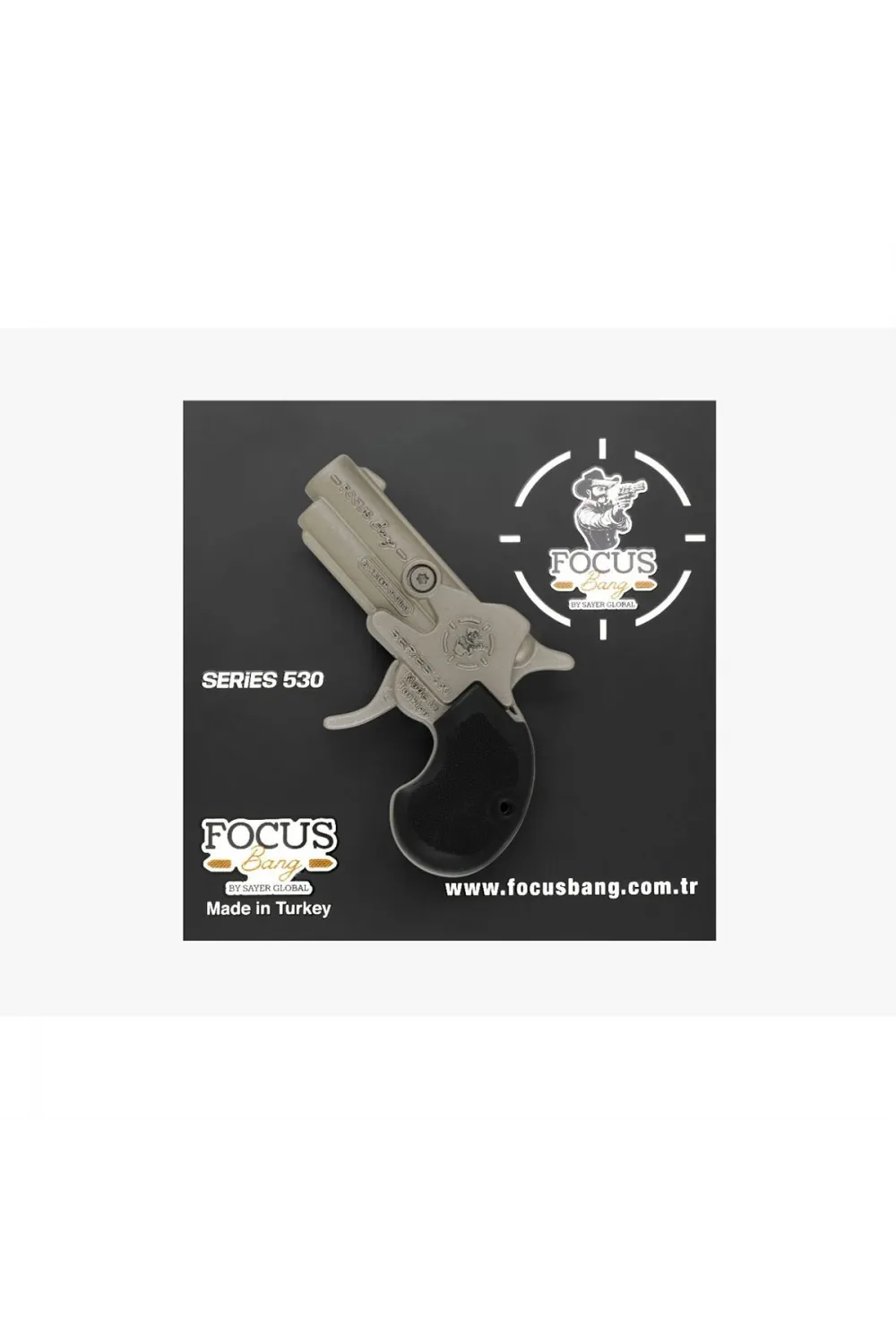 530 FOCUS BANG OYUNCAK TABANCA SERİES 530 BLACK-FÜME-SATEN