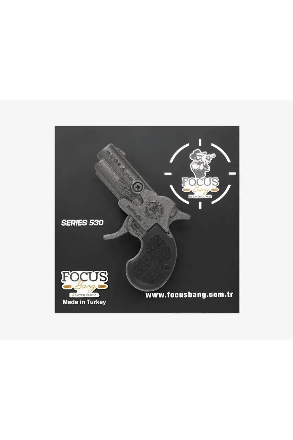 530 FOCUS BANG OYUNCAK TABANCA SERİES 530 BLACK-FÜME-SATEN