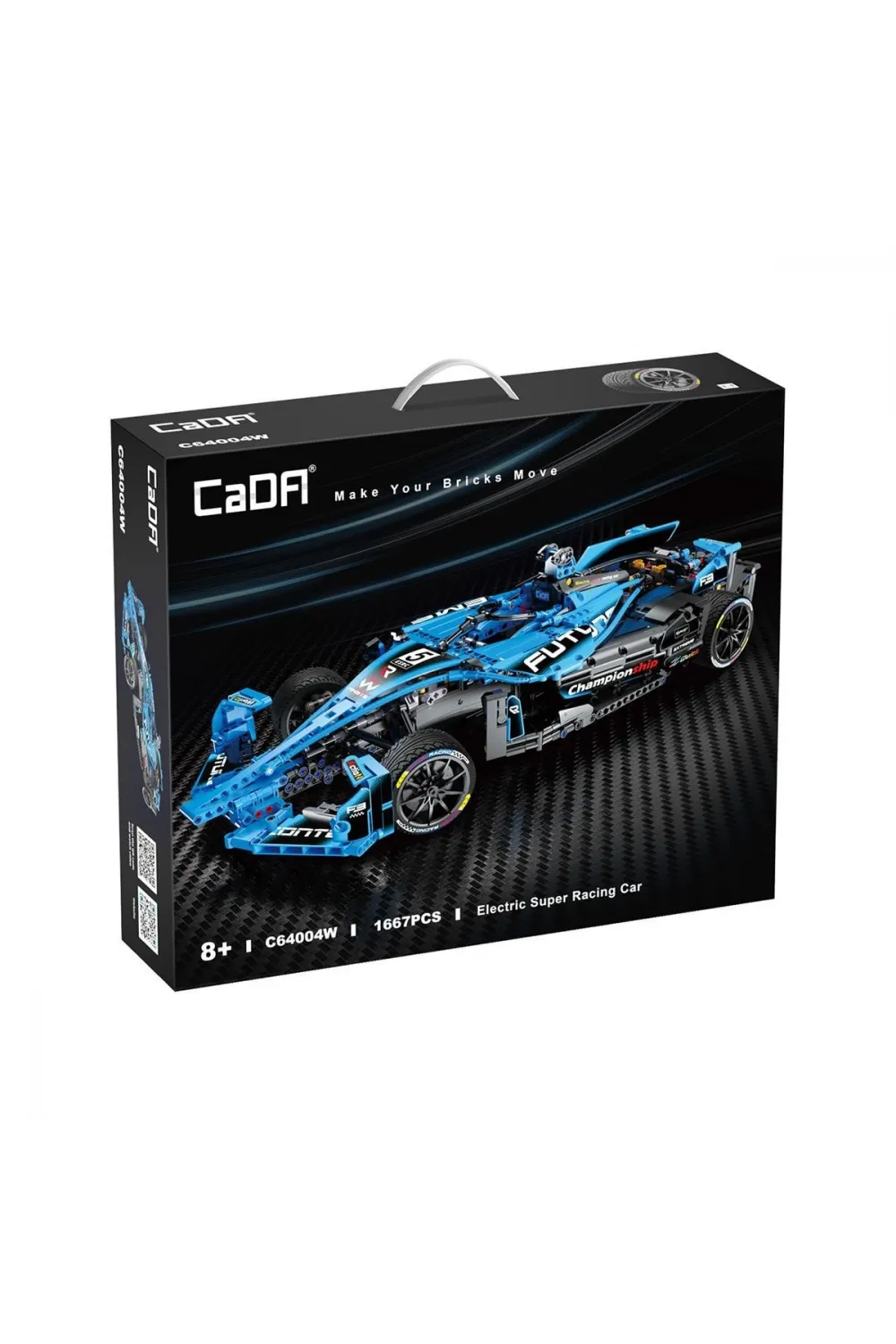 C64004W Cada Electric Racing Super Car Blok Seti 1667 Parça -Vagon life