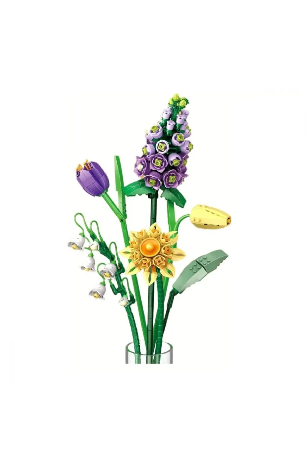 LZ1672 LOZ Eternal Flowers Serisi - Çiçekli Sabah, Ay Işıklı Akşam 534 Parça Yapım Seti