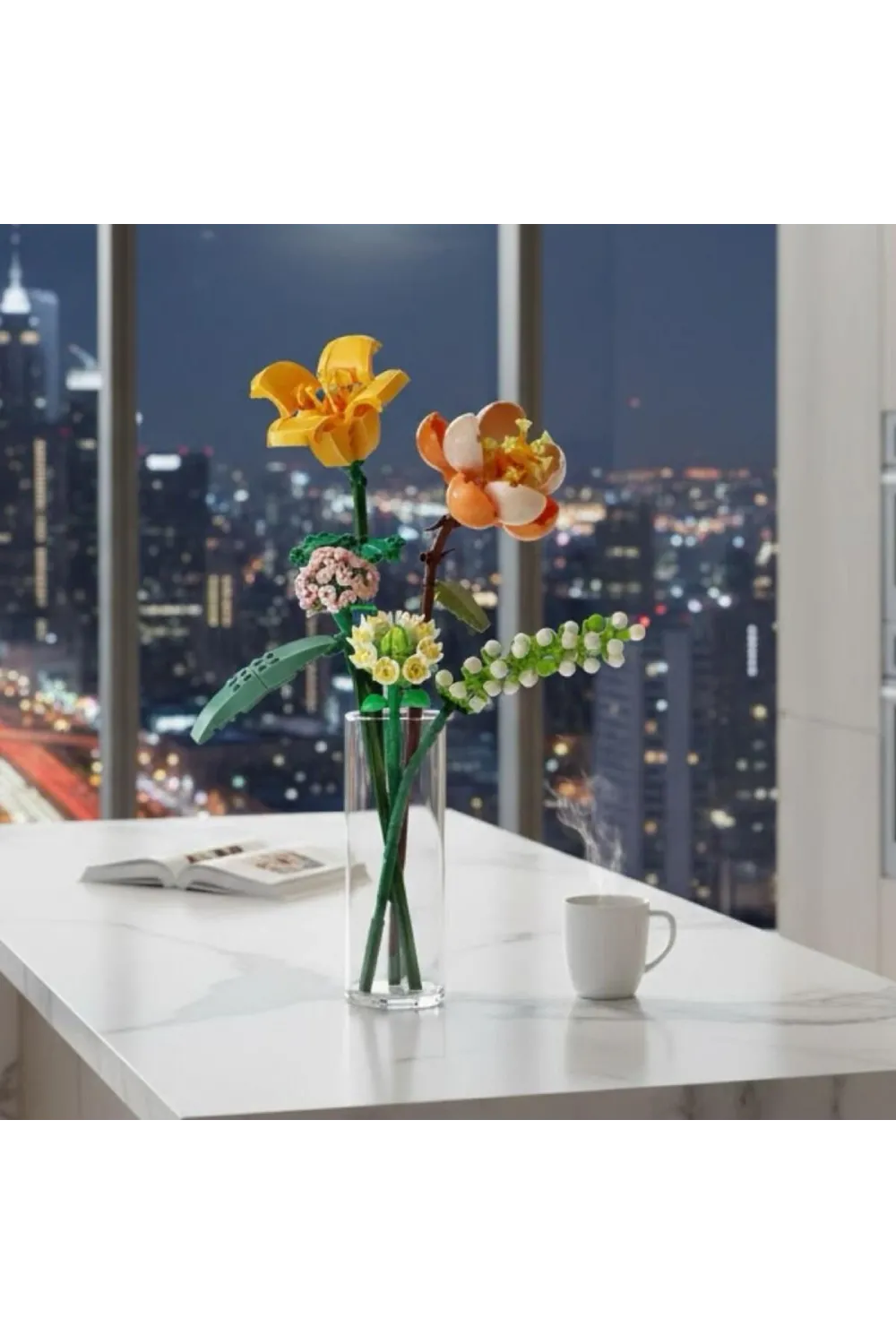 LZ1658 LOZ Eternal Flowers Serisi - Güneşli ve Enerjik Turuncu 456 Parça Yapım Seti