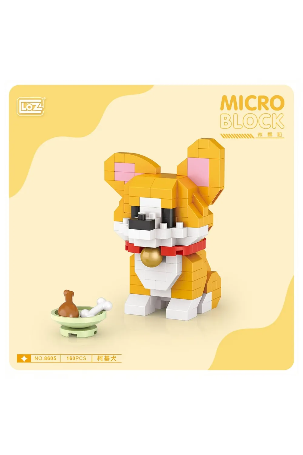 LZ8605 LOZ Köpek Blok Seti Mini Poşet -Vagon life