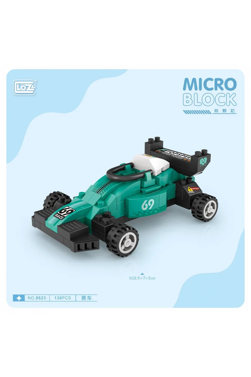 LZ8623 LOZ Araba Blok Seti Mini Poşet -Vagon life