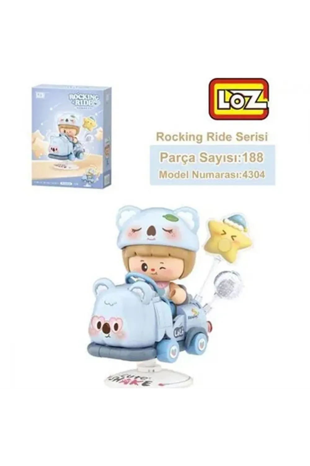 LZ-4304 LOZ KOALA SALLANMA SÜRÜŞÜ 188 PARÇA BLOCK OYUNCAK
