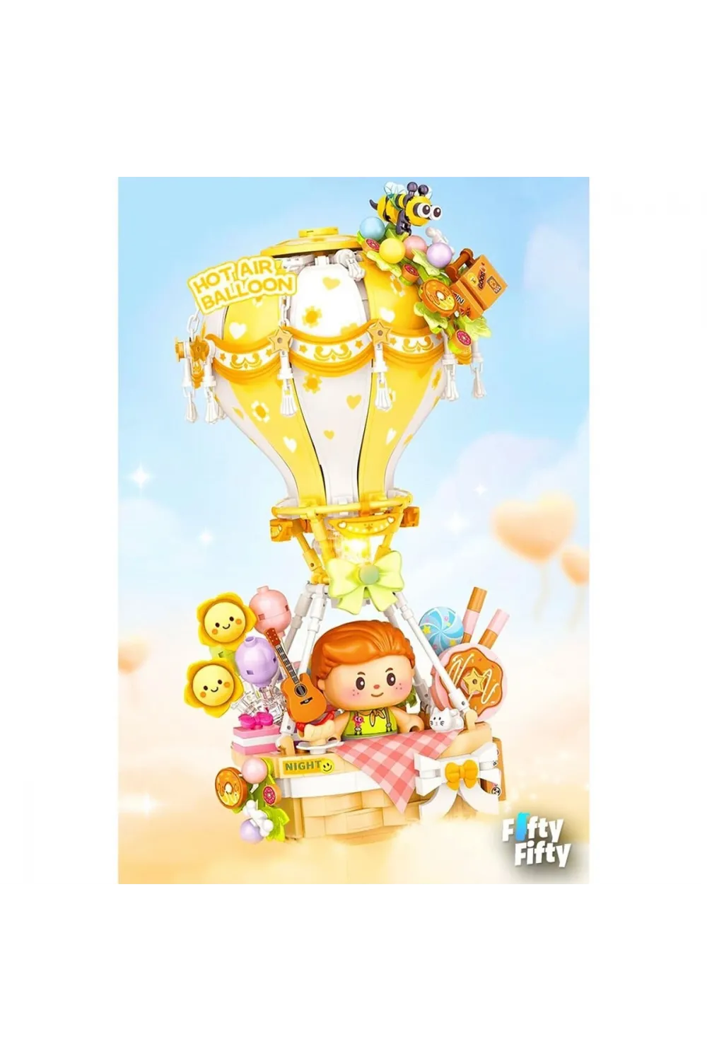 LZ-4113 LOZ SARI HAVA BALONU 750 PARÇA BLOCK OYUNCAK