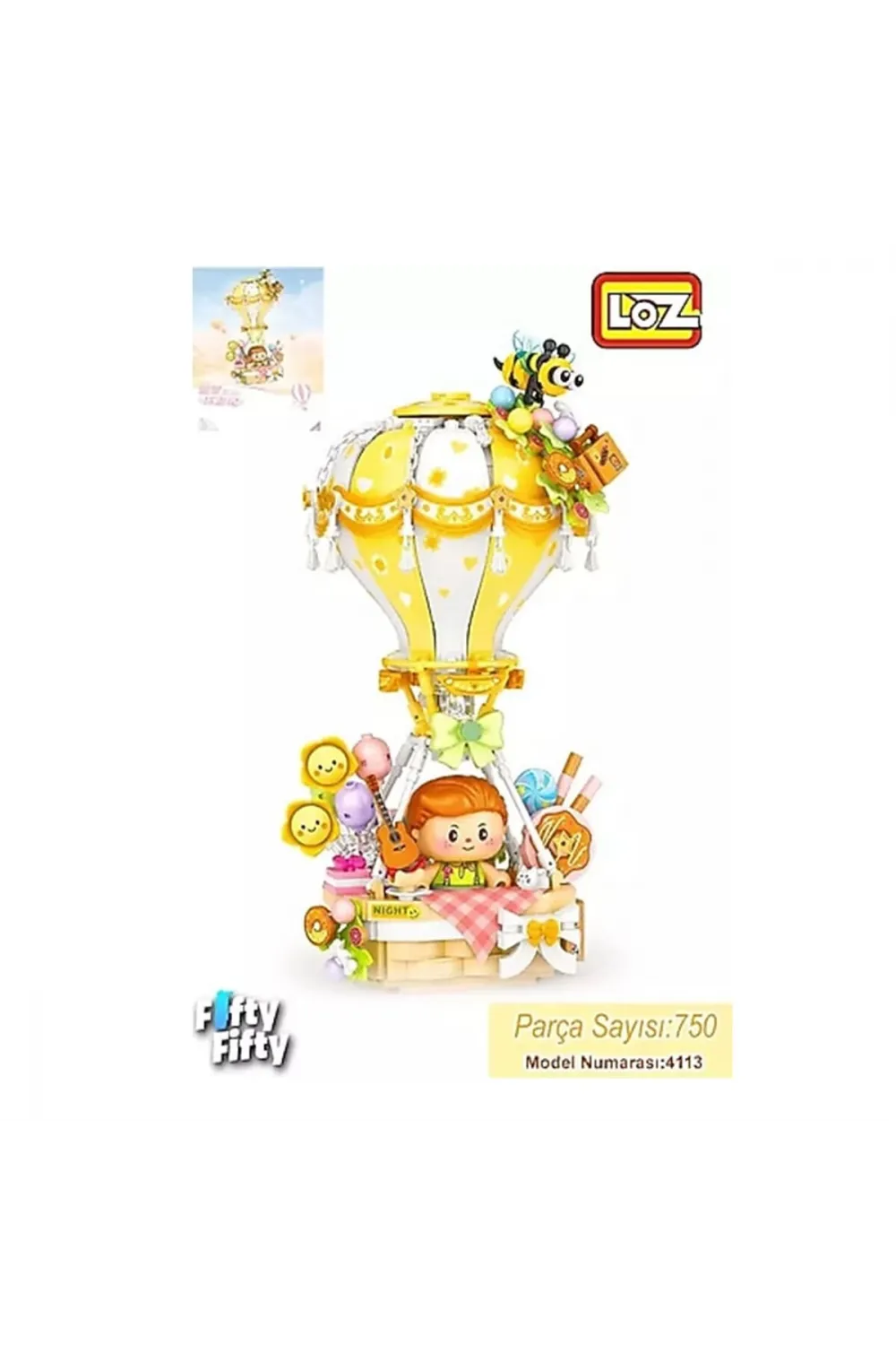 LZ-4113 LOZ SARI HAVA BALONU 750 PARÇA BLOCK OYUNCAK
