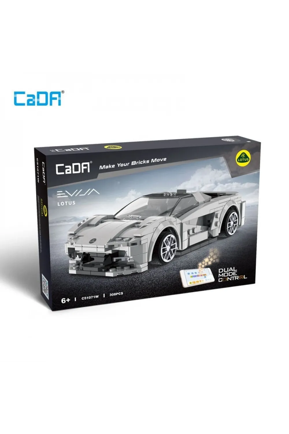 C51071W CADA LOTUS YARIŞ ARABASI 308 PARÇA BLOCK OYUNCAK