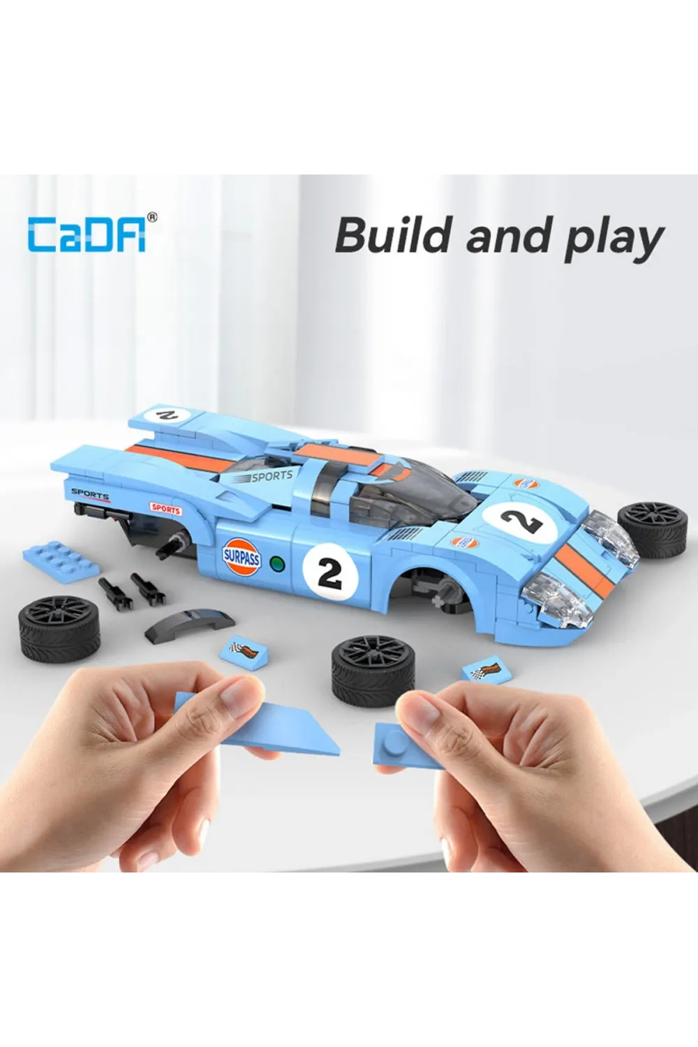 C51076W CADA AZURE FIRTINASI 266 PARÇA BLOCK OYUNCAK