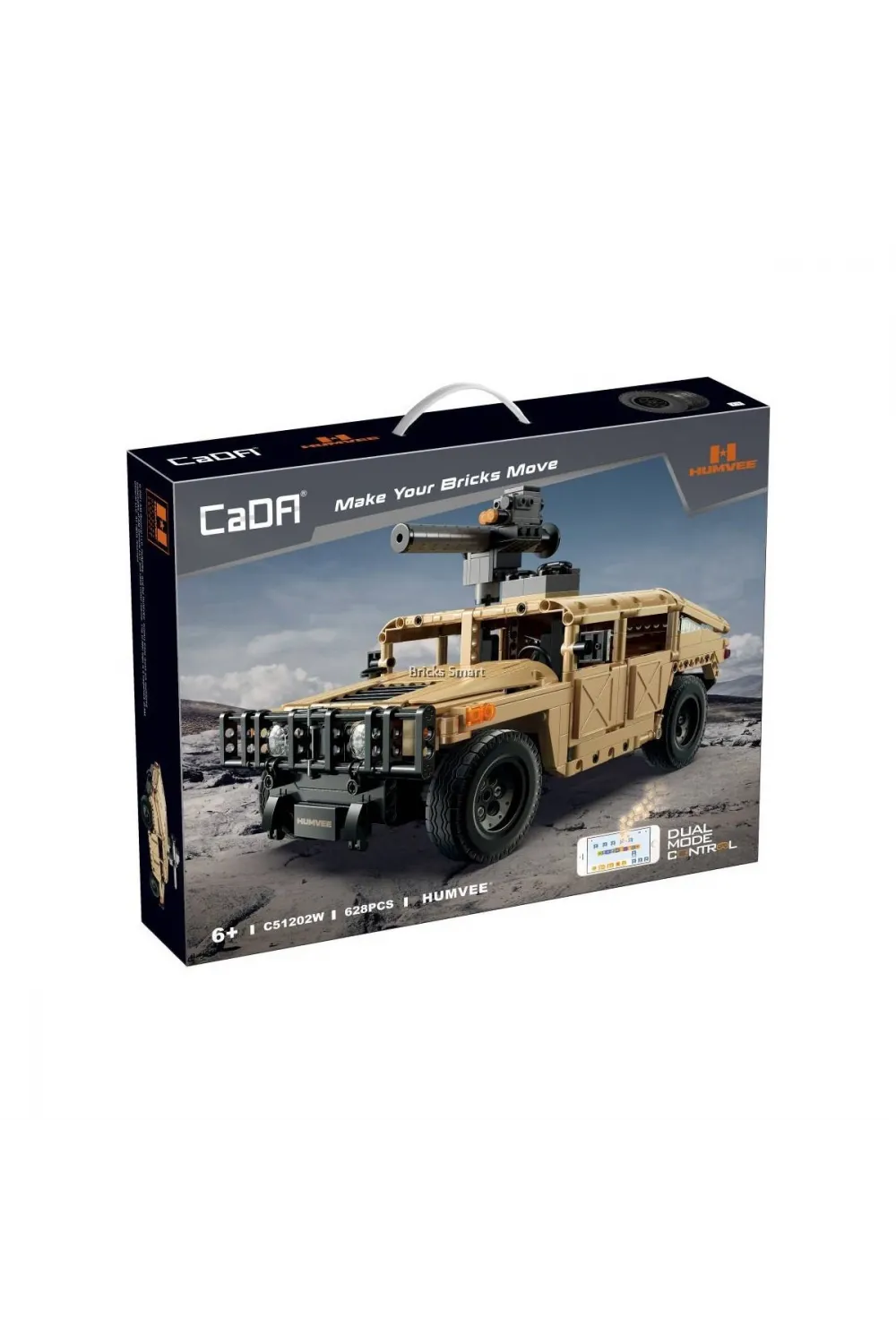 C5120W CADA HUMVEE 628 PARÇA BLOCK OYUNCAK
