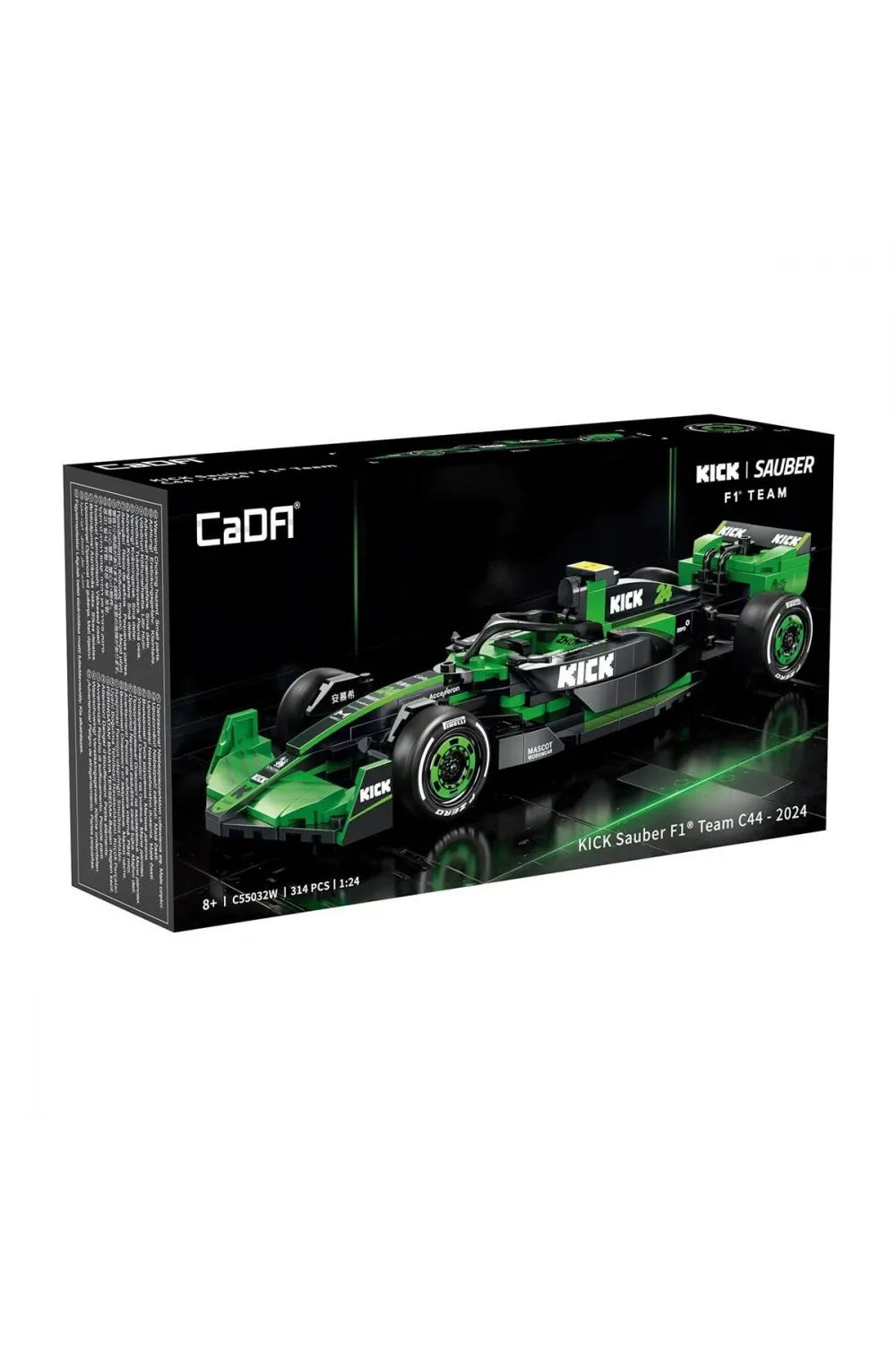 C55032W CADA SAUBER F1 FORMULA ARACI 314 PARÇA BLOCK OYUNCAK