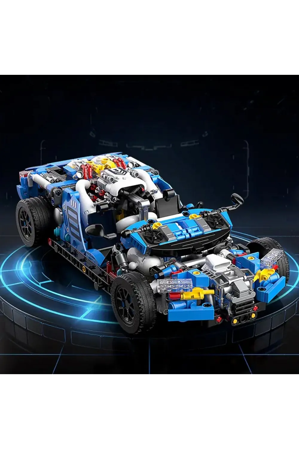 JK8808 JAKİ MEKANİK BUGATTİ MODEL ARABA 798 PARÇA BLOCK OYUNCAK