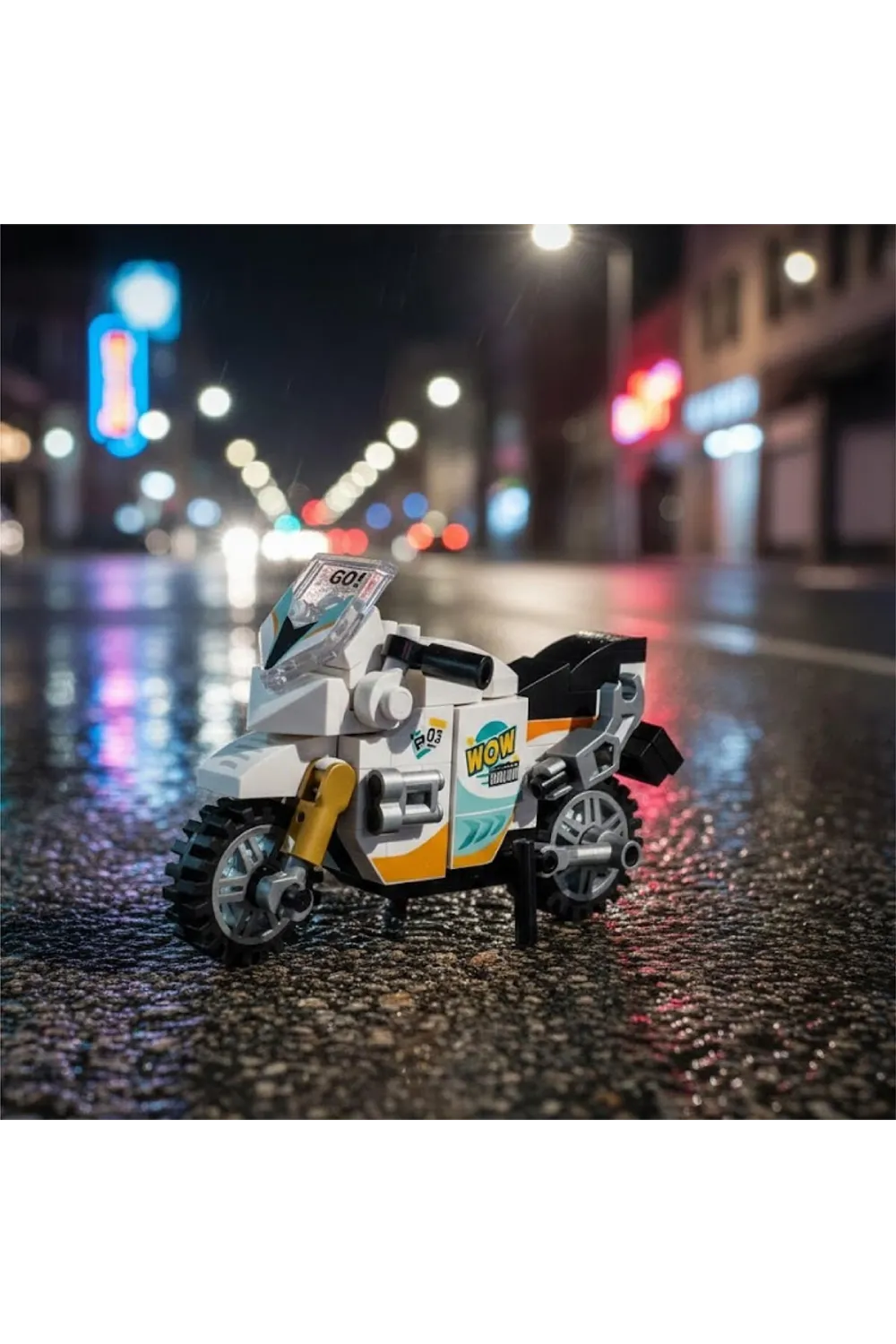 LZ-8624 LOZ MOTORSİKLET 120 PARÇA BLOCK OYUNCAK MİNİ POŞET