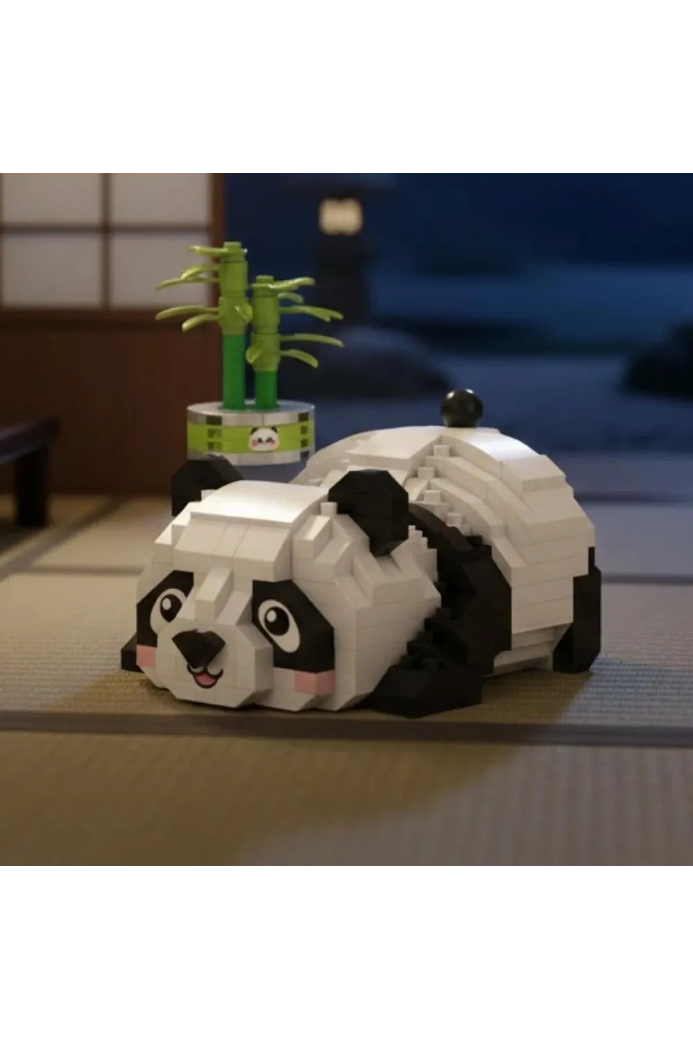 LZ-8804 LOZ DİNLENEN PANDA 340 PARÇA BLOCK OYUNCAK