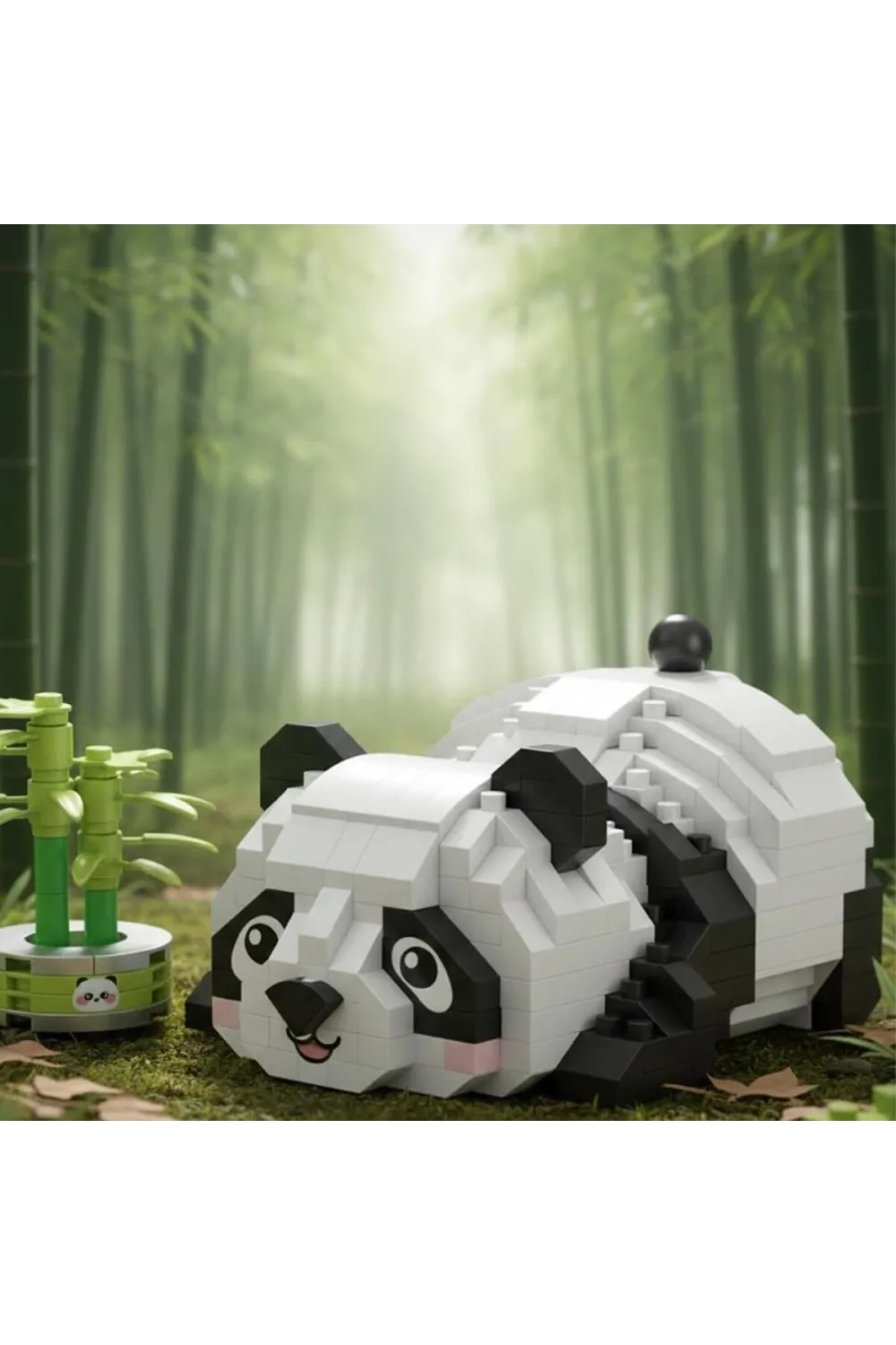 LZ-8804 LOZ DİNLENEN PANDA 340 PARÇA BLOCK OYUNCAK