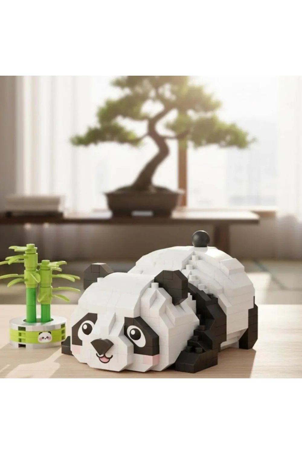 LZ-8804 LOZ DİNLENEN PANDA 340 PARÇA BLOCK OYUNCAK