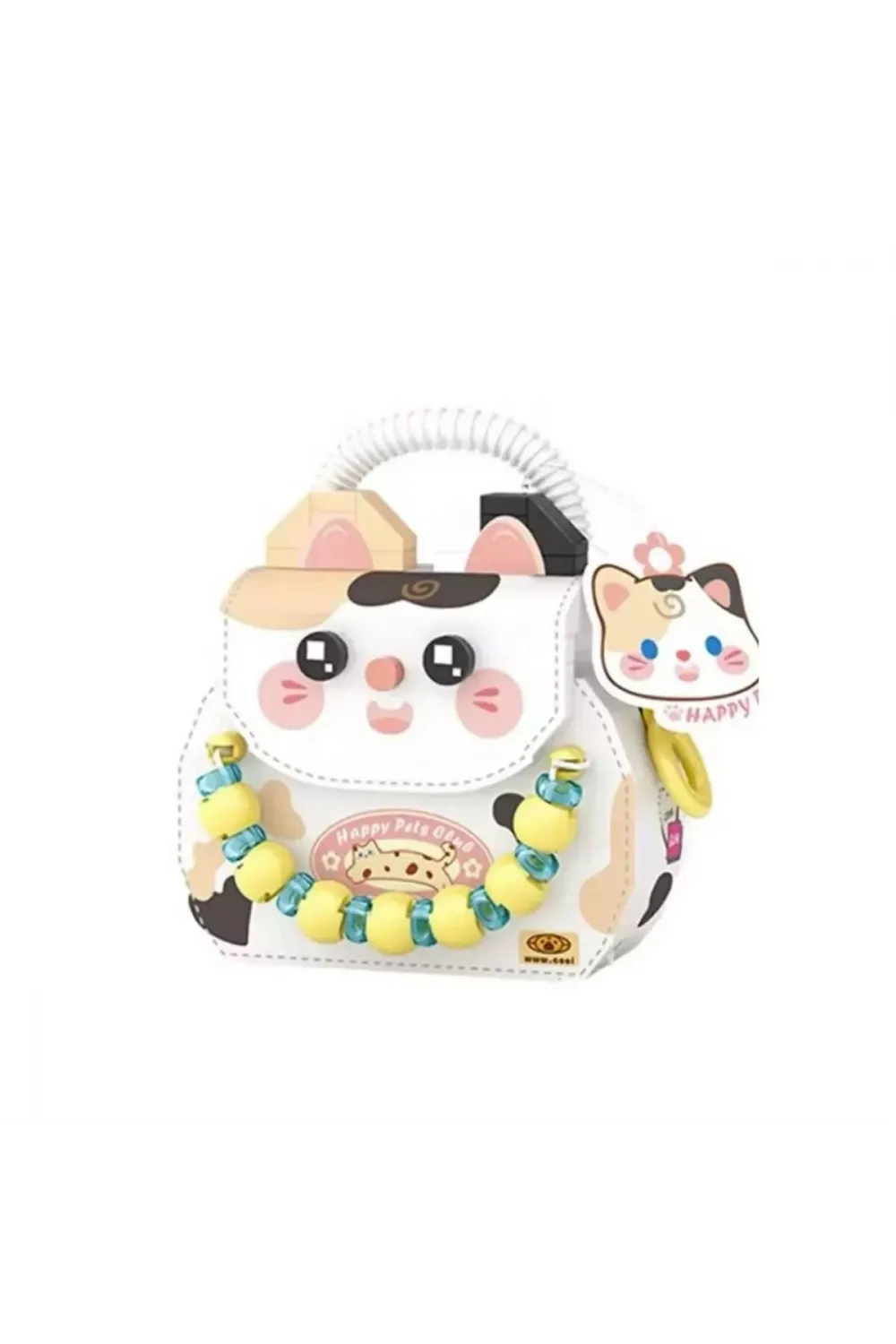 LZ-8843 LOZ KEDİ FİGÜRLÜ MEYVE ÇANTASI 360 PARÇA BLOCK OYUNCAK