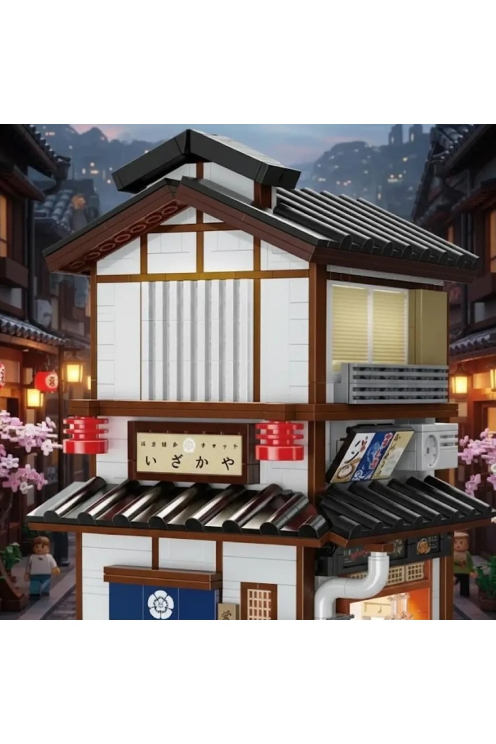 C66019W CADA JAPON SOKAK MANZARASI 1195 PARÇA BLOCK OYUNCAK
