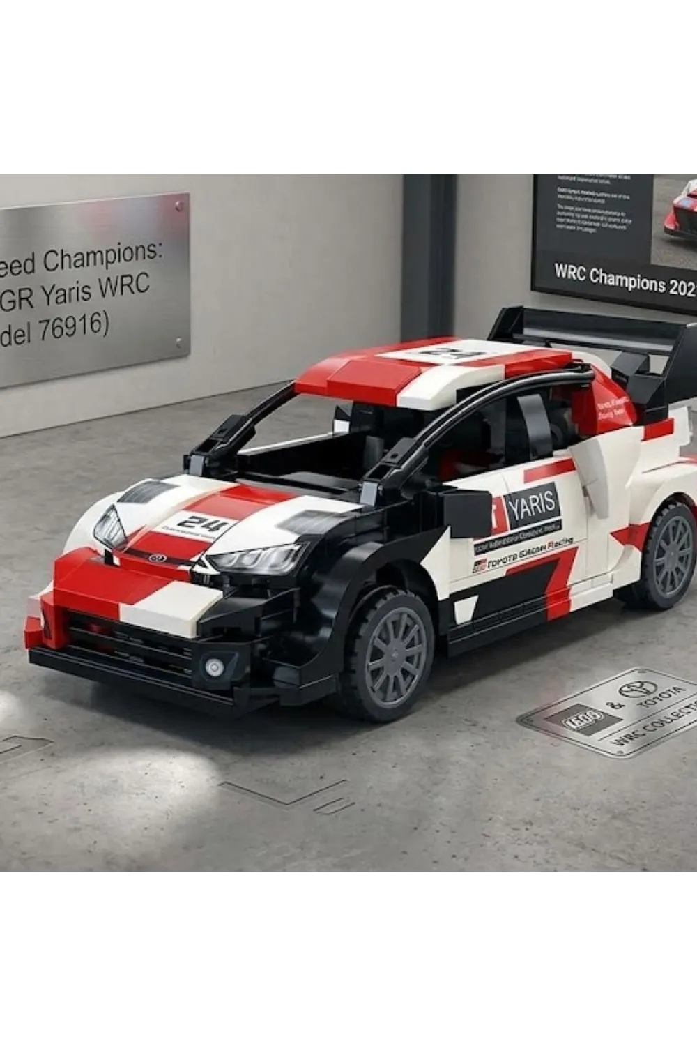 C55039W CADA TOYOTA GR YARIŞ RALLY1 324 PARÇA BLOCK OYUNCAK