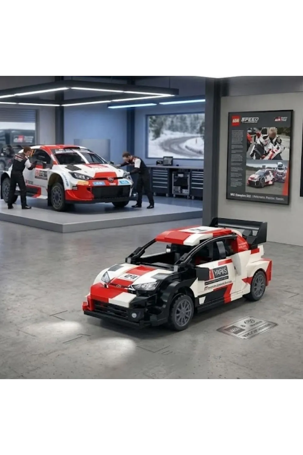 C55039W CADA TOYOTA GR YARIŞ RALLY1 324 PARÇA BLOCK OYUNCAK