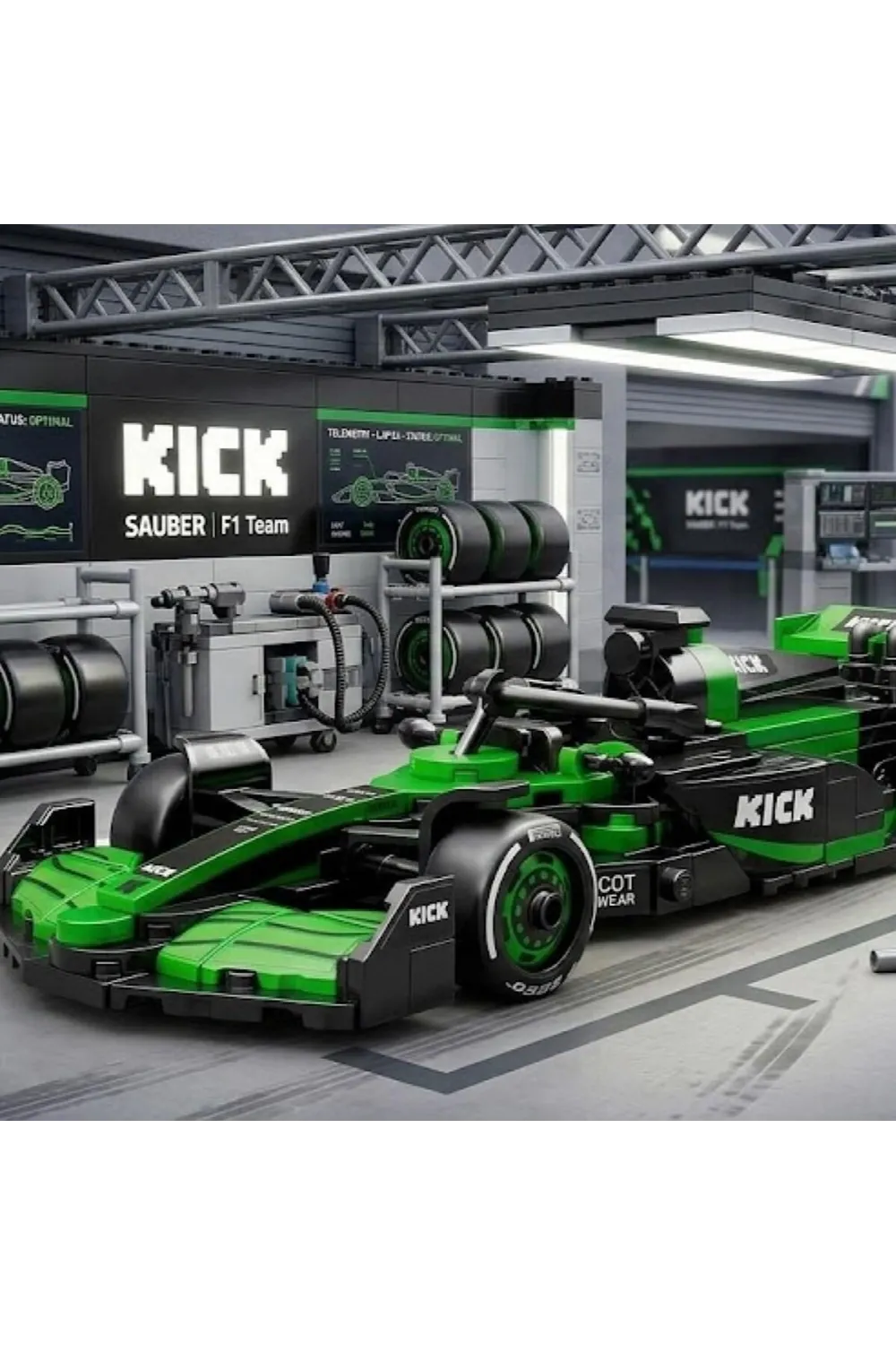 C55082W KICK SAUBER F1 TEAM C45-2025 348 PARÇA OYUNCAK