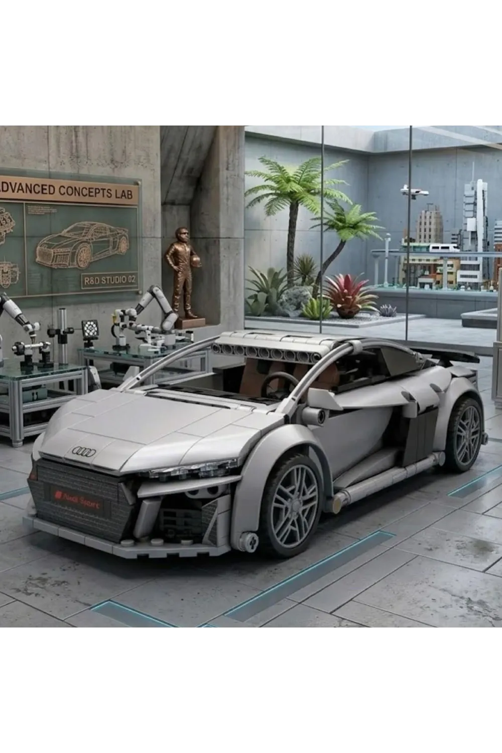 C57012W CADA AUDİ R8 536 PARÇA BLOCK OYUNCAK