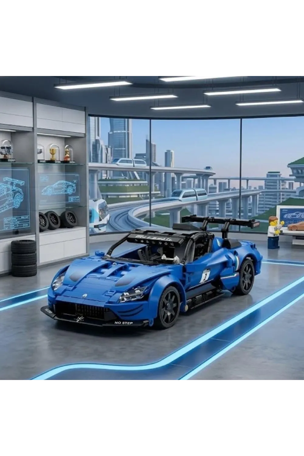 C57013W CADA MASERATİ GT2 549 PARÇA BLOCK OYUNCAK