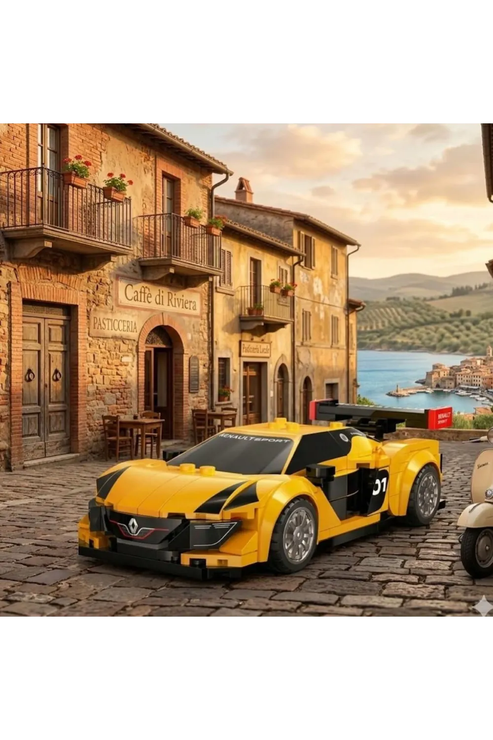 C51094W CADA RENAULT SPORT RS 0101 294 PARÇA BLOCK OYUNCAK