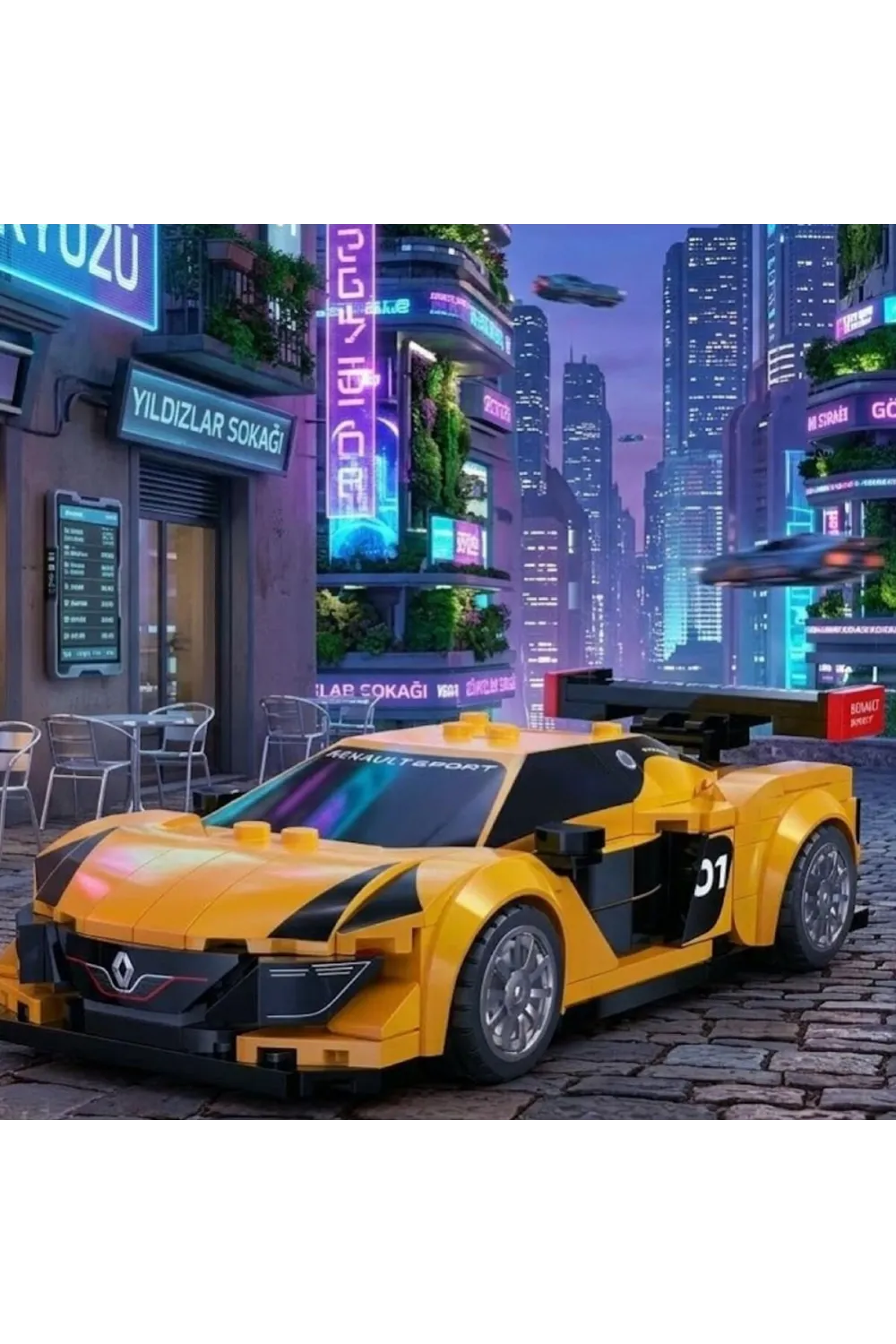 C51094W CADA RENAULT SPORT RS 0101 294 PARÇA BLOCK OYUNCAK