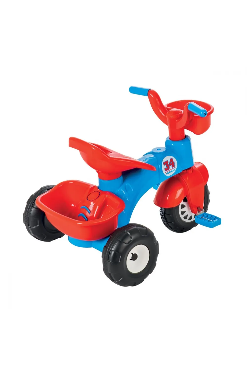 07 169 ATOM BİSİKLET MAVİ KIRMIZI FLEXO