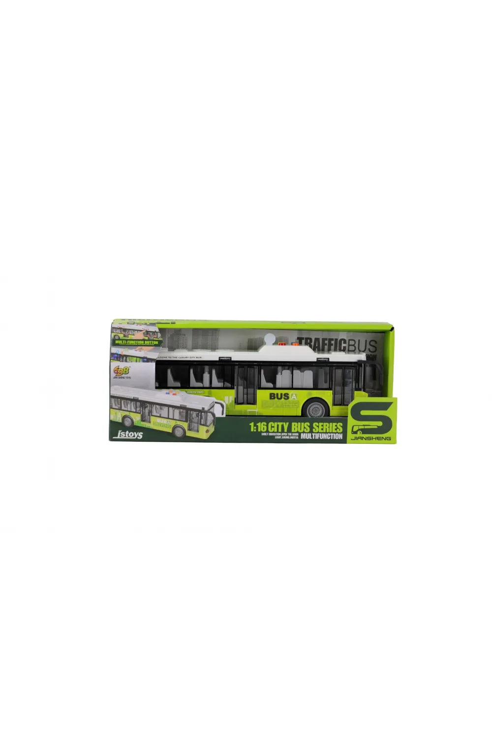 JS120AB BÜYÜK PİLLİ IŞIKLI SESLİ PİLLİ OTOBÜS
