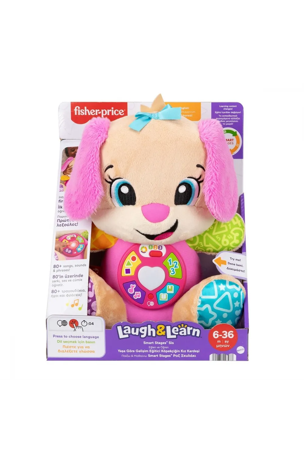 JFD34 Fisher Price Eğtici Köpekçiğin Kız Kardeşi-Yaşa Göre Gelişim