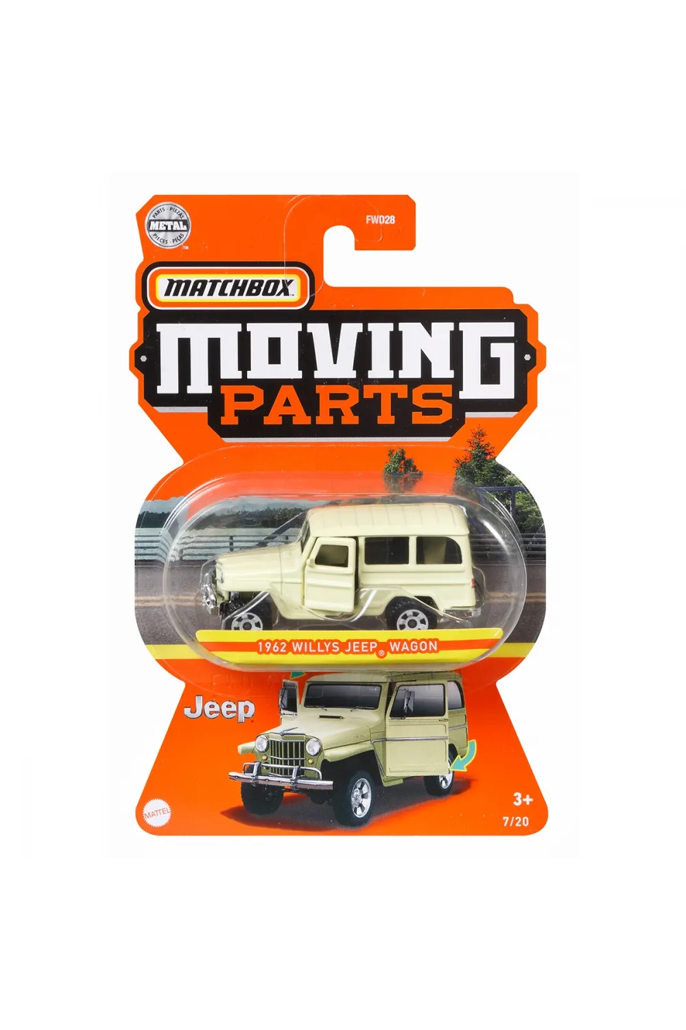 FWD28 Matchbox™ 1:64 Arabalar (Açılır parçalar) Asorti Seçilemez.