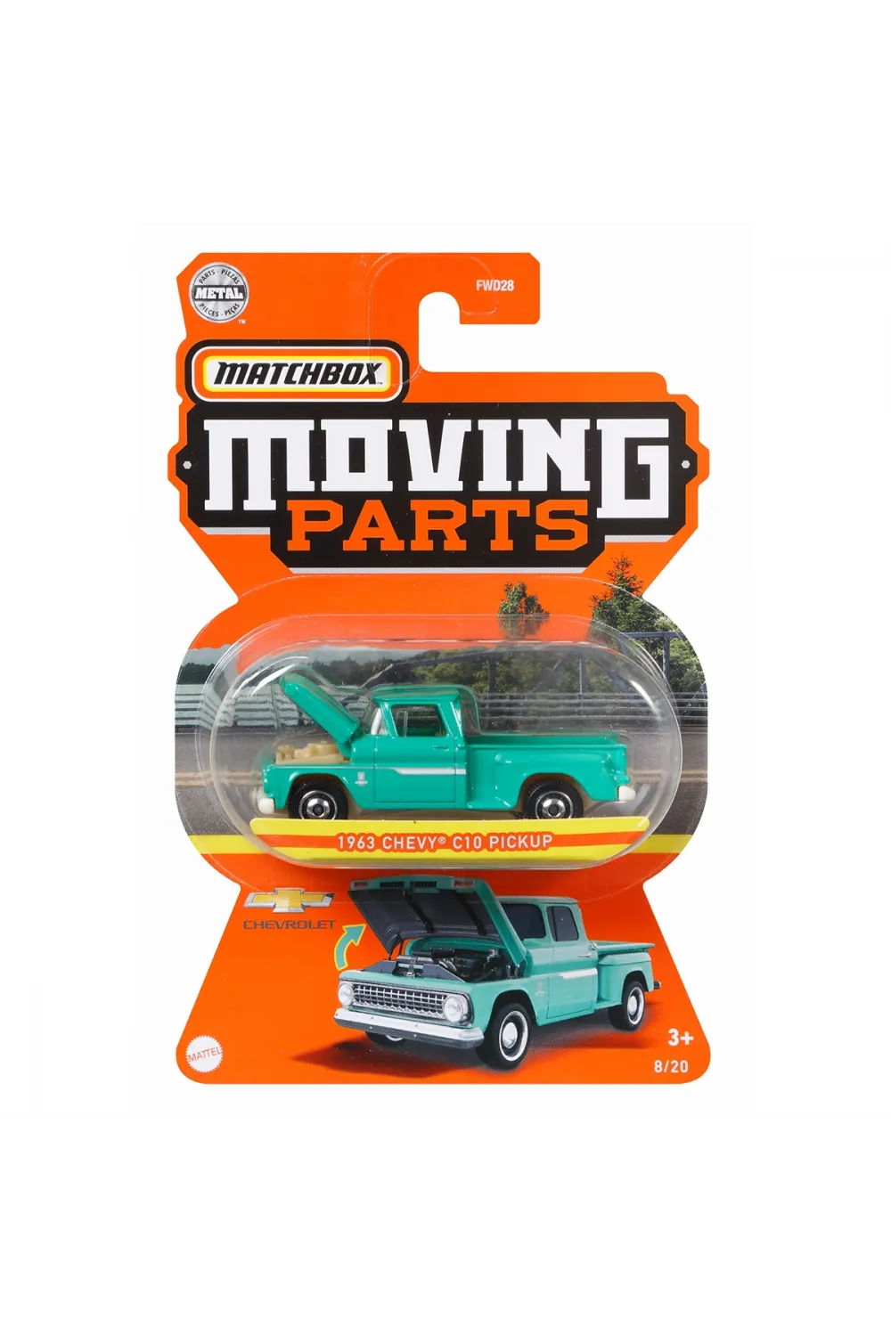 FWD28 Matchbox™ 1:64 Arabalar (Açılır parçalar) Asorti Seçilemez.