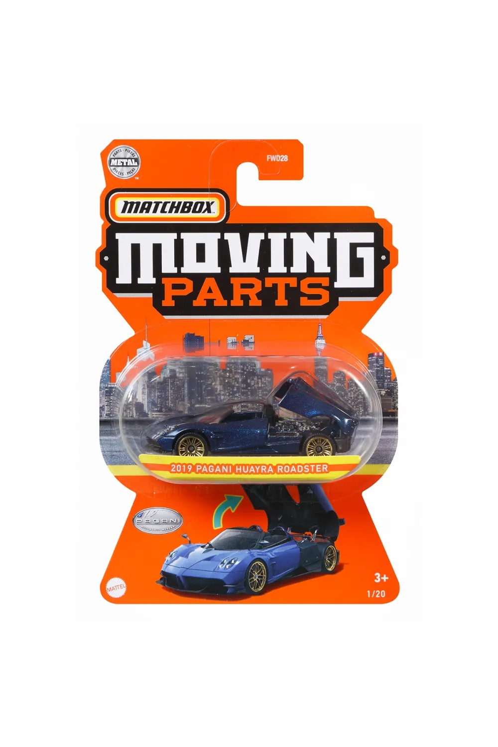 FWD28 Matchbox™ 1:64 Arabalar (Açılır parçalar) Asorti Seçilemez.