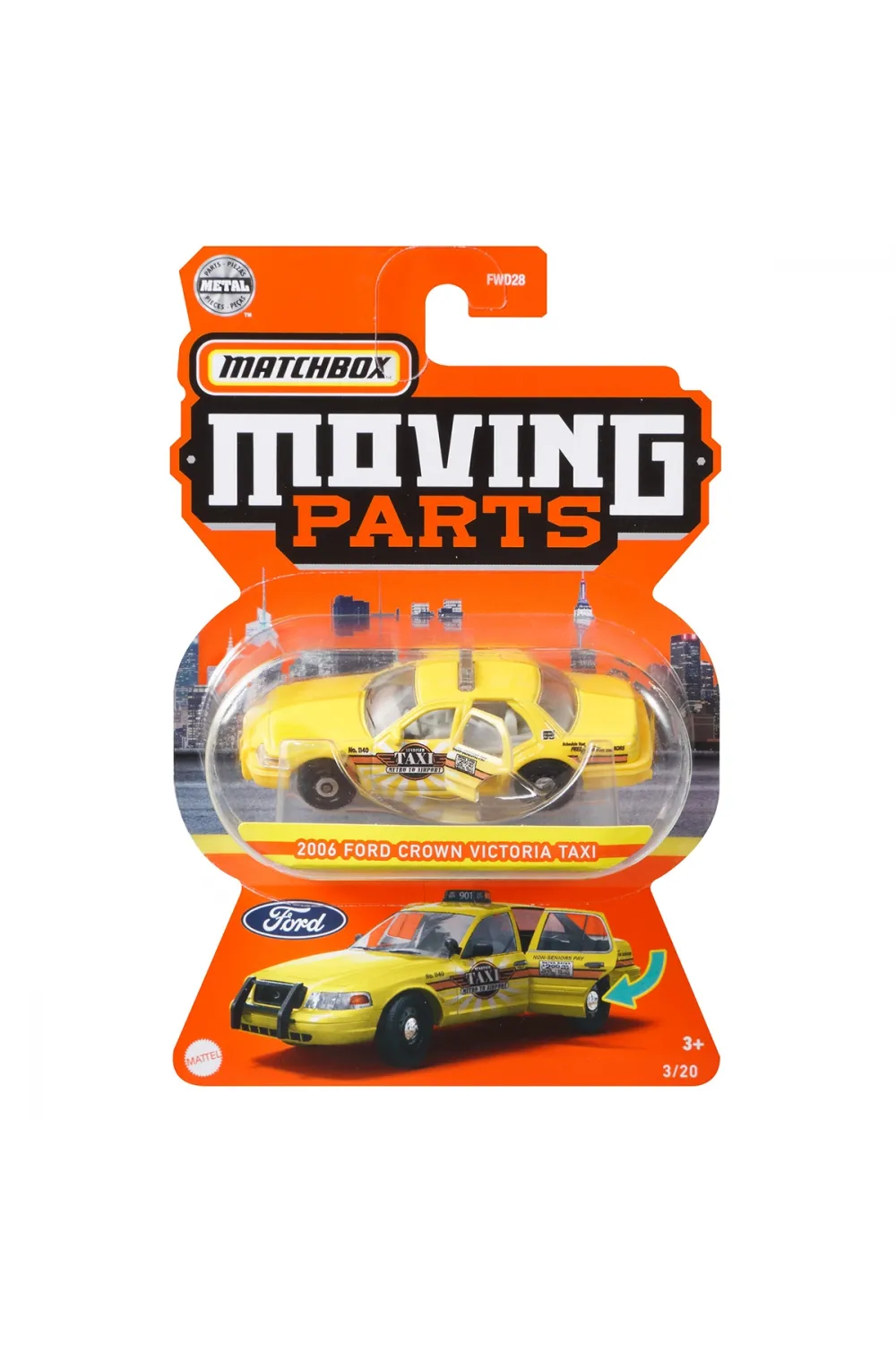 FWD28 Matchbox™ 1:64 Arabalar (Açılır parçalar) Asorti Seçilemez.