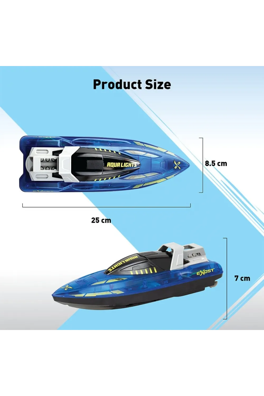 SIL 20606 Exost Aqua Lights Uzaktan Kumandalı Sürat Teknesi