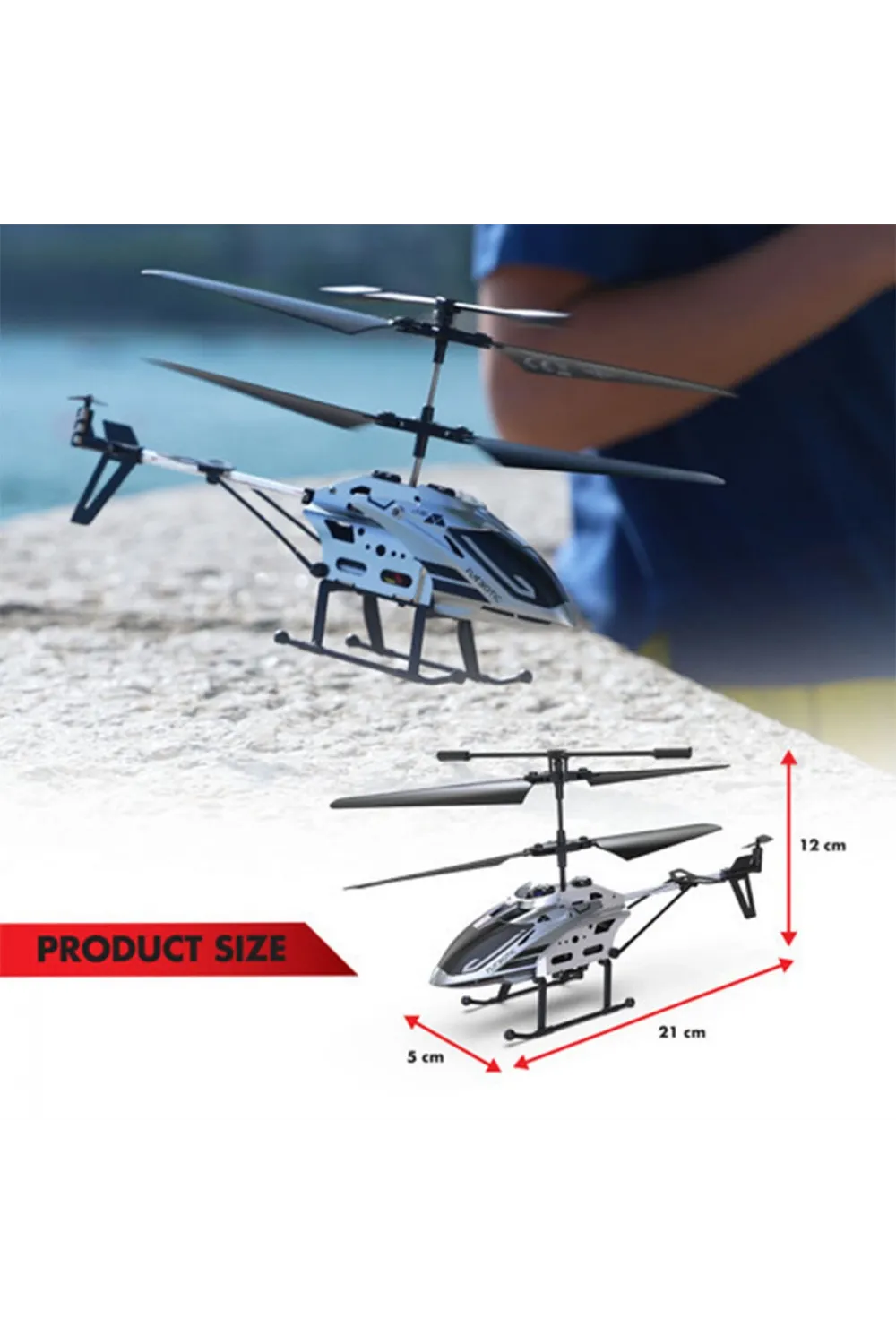 SIL 84568 Sky Aurora Led Light Helikopter