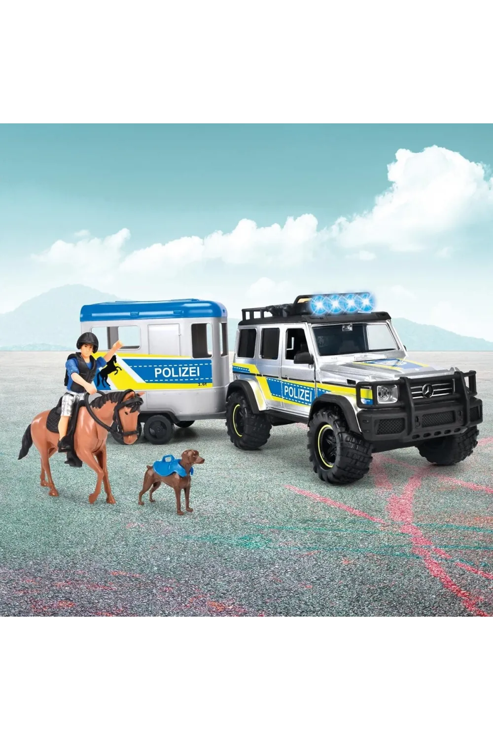 203717007038 Police Horse Trailer