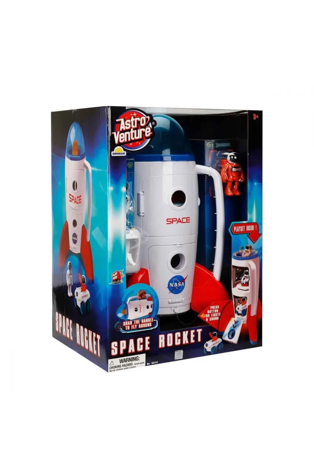106114 Astro Venture Sesli Ve Işıklı Uzay Roketi -Sunman