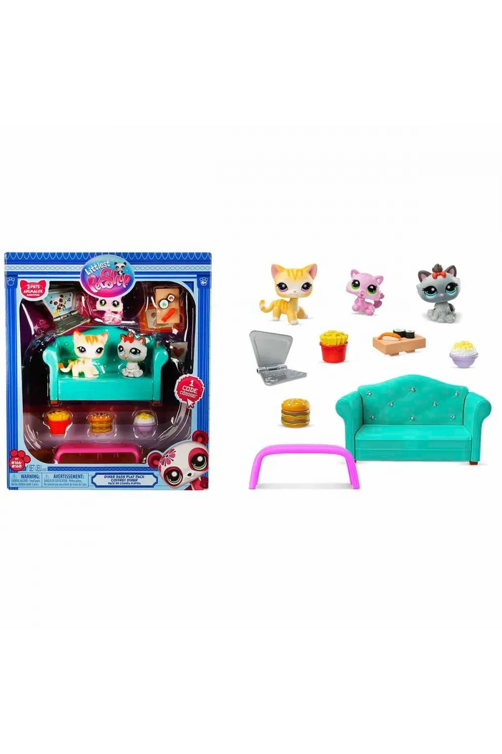 6360 SUN-Littlest Pet Shop Minişler Lokanta Oyun Seti