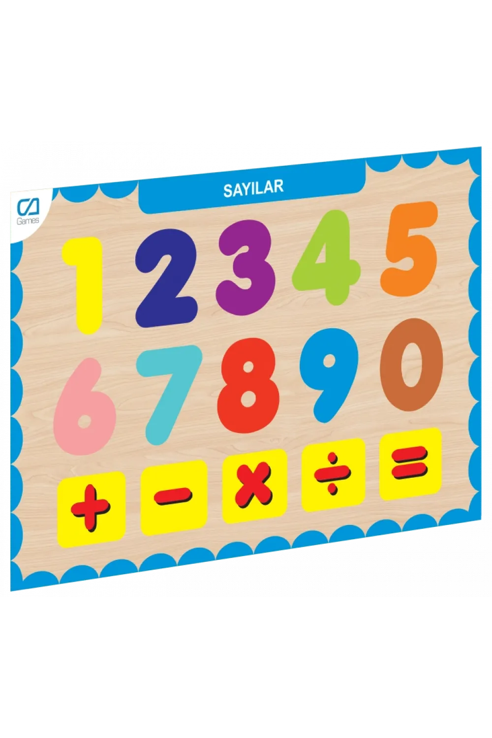 CAAHS-3207 CA GAMES AHŞAP SAYILAR BUL-TAK
