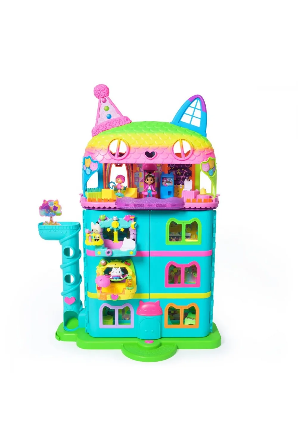 70742 Gabbys Dollhouse Festival Evi Eğlenceli Müzikli Oyun Seti 63 cm -Spinmaster