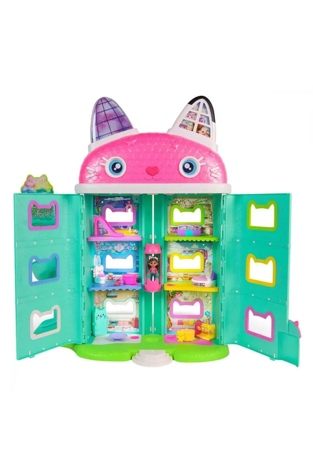 S00008891 SUN-SPM-FİGÜR OYUN SET GABBY S DOLLHOUSE DELUXE BEBK EVİ SES IŞIK GABB
