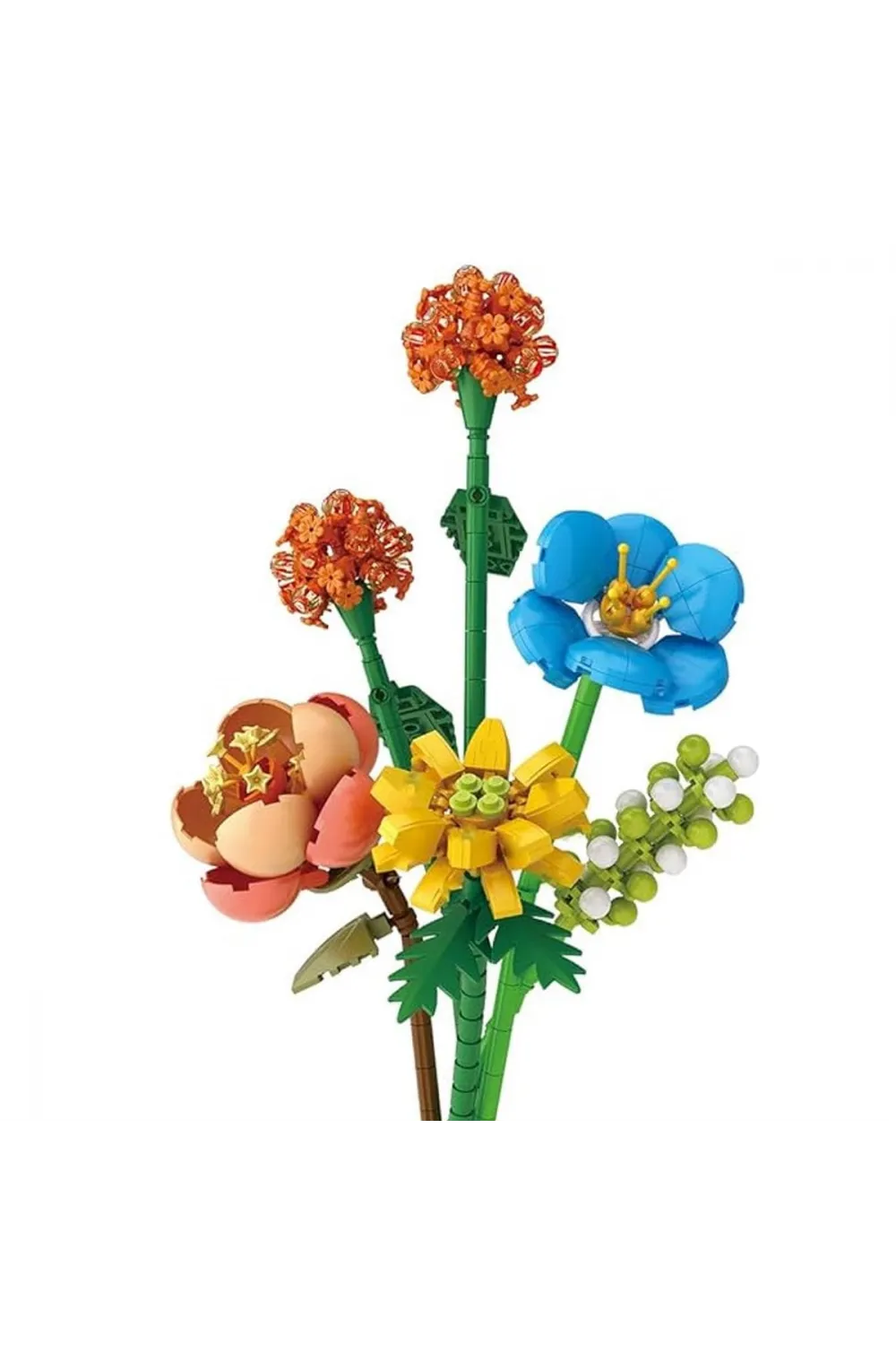 LZ4601 LOZ Eternal Flowers Serisi - Alacakaranlık Turuncu Işık 633 Parça Yapım Seti