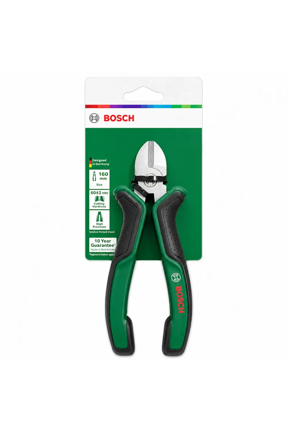 Bosch-1 600 A03 2ve ( 624 ) ( 6 & 160mm ) Yan Keski ( Lüx Ergonomik Saplı ) ( 60 ± Kesme Sertlik )*6x1