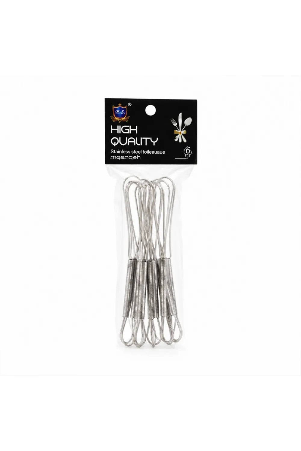 6pcs Mini=13cm Metal Çırpıcı