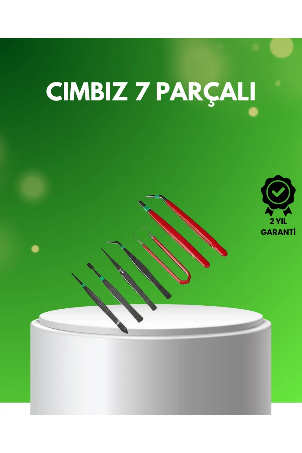 7 Parça Hassas Çelik Cımbız Seti Elektronik Ve Saat Tamiri İçin
