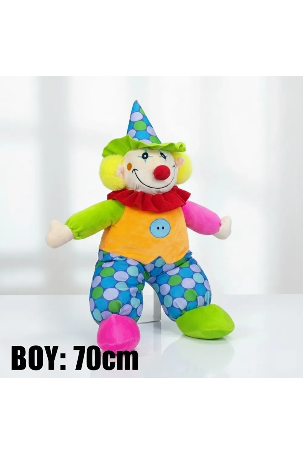 70 Cm Büyük Boy Palyaço Peluş Oyuncak Bebek