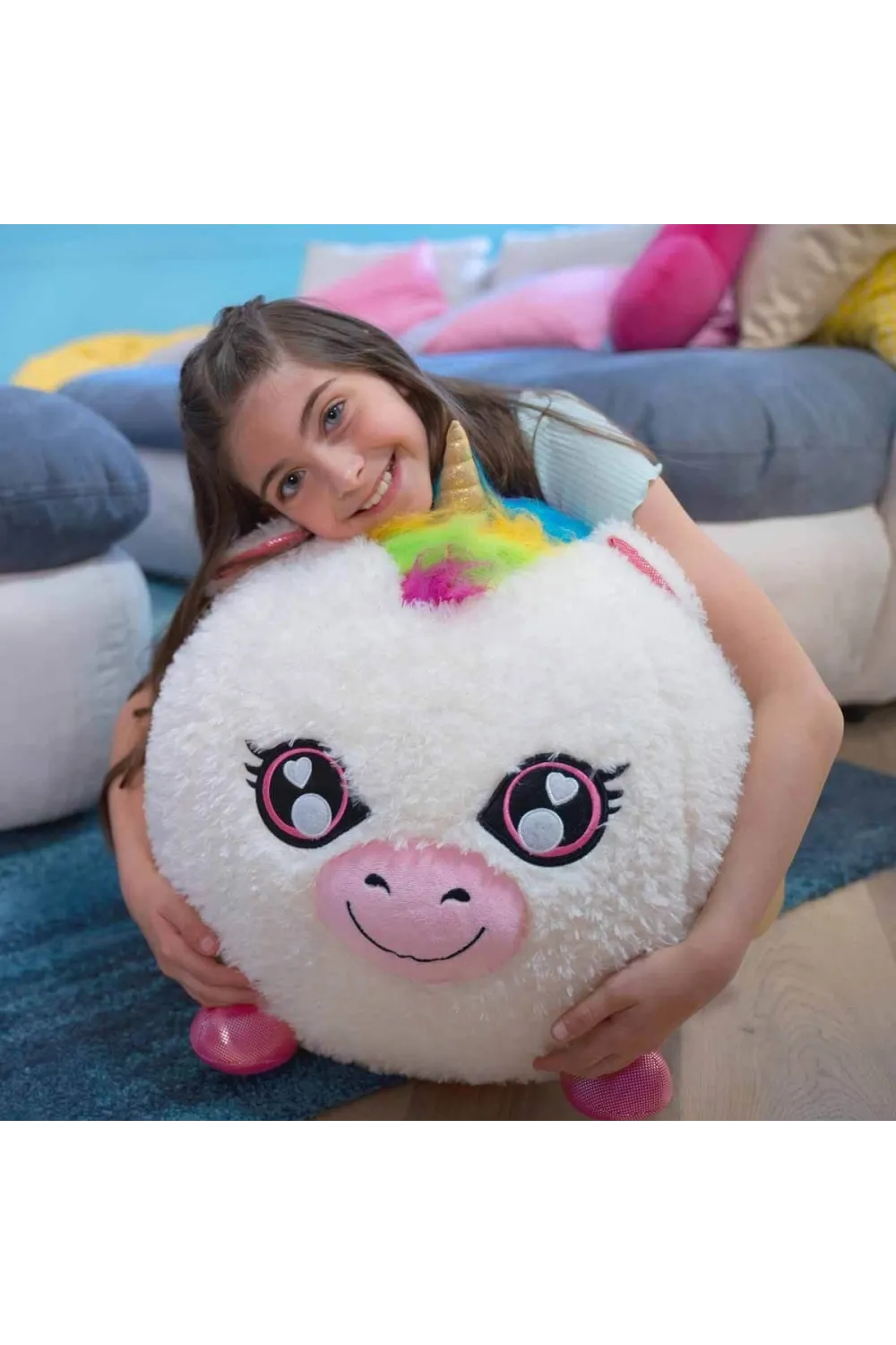 72031 Şişme Peluş Unicorn XXL