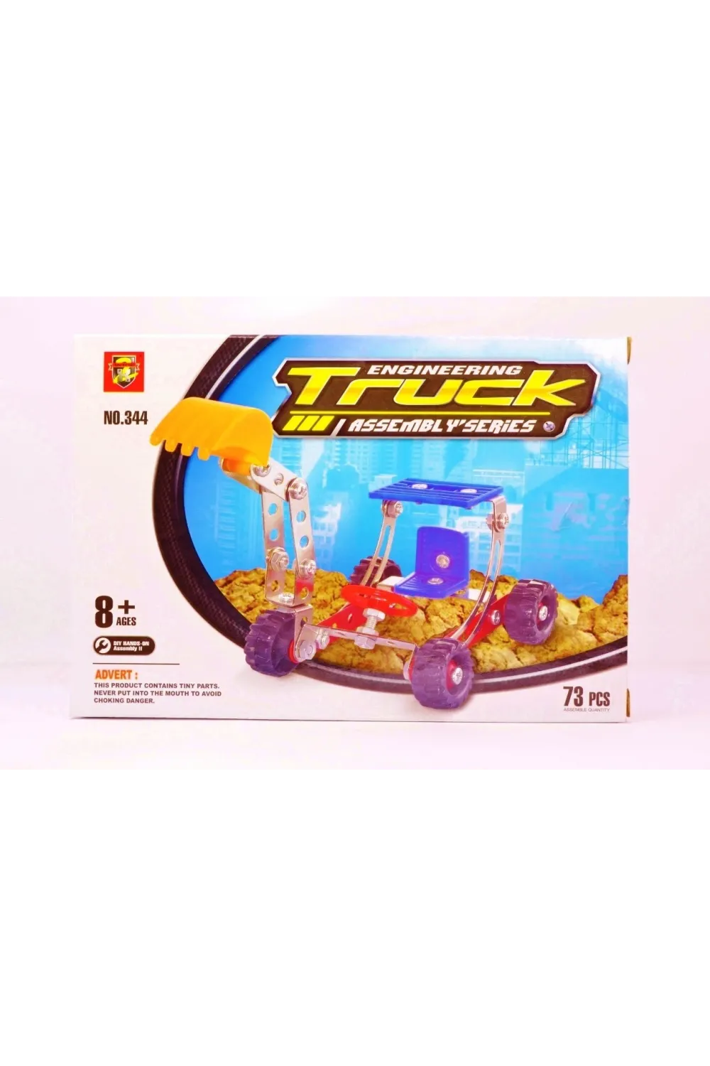 73 Parça Metal Lego Kepçe Eğlenceli Lego Seti ve Yapım Kutusu